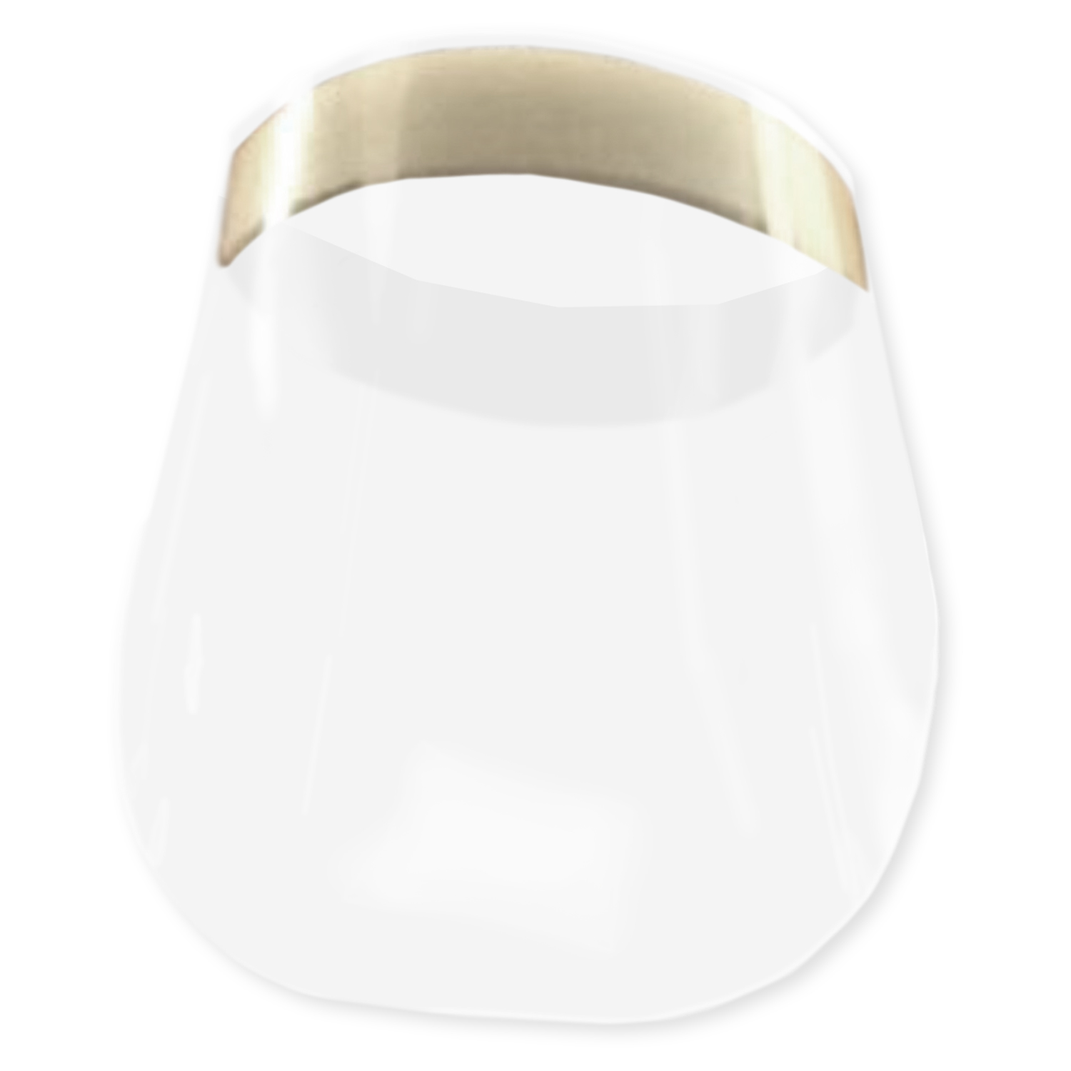 Generic GENFSF COVID-19 Faceshield w/Foam Padding, 29"X9.5", Clear, 100/Case