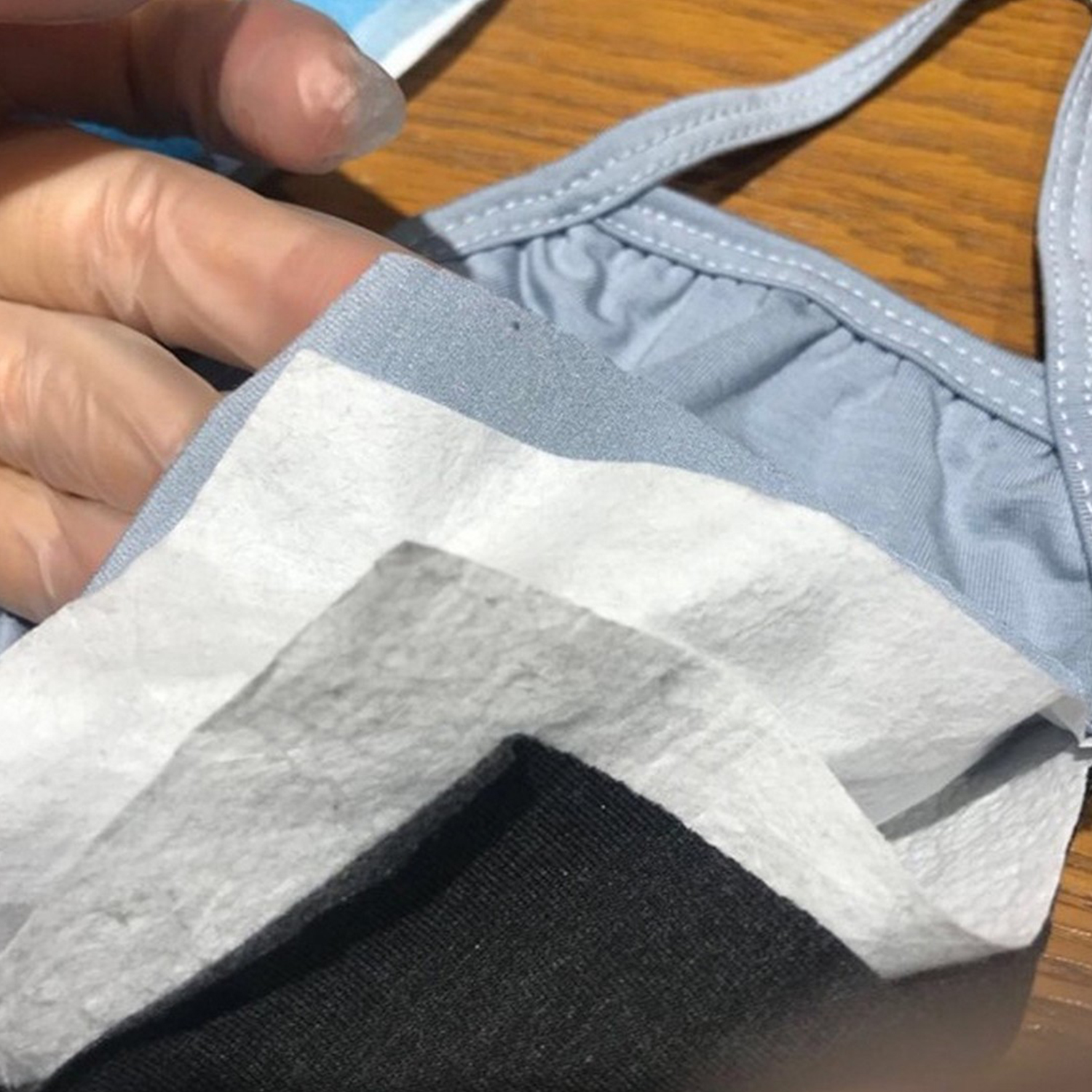 Hook & Albert MSK-CTN-BLK Cotton Fabric Mask, Black