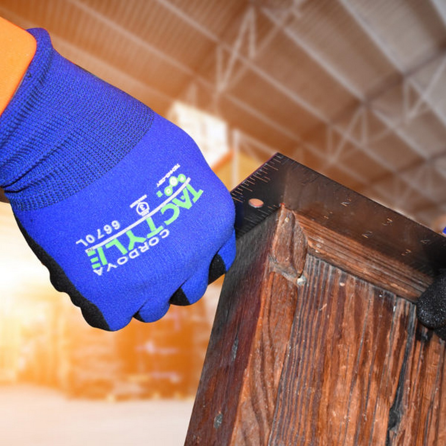 Cordova 6670 Tactyle, Machine Knit, PVO2, ANSI A1 Gloves