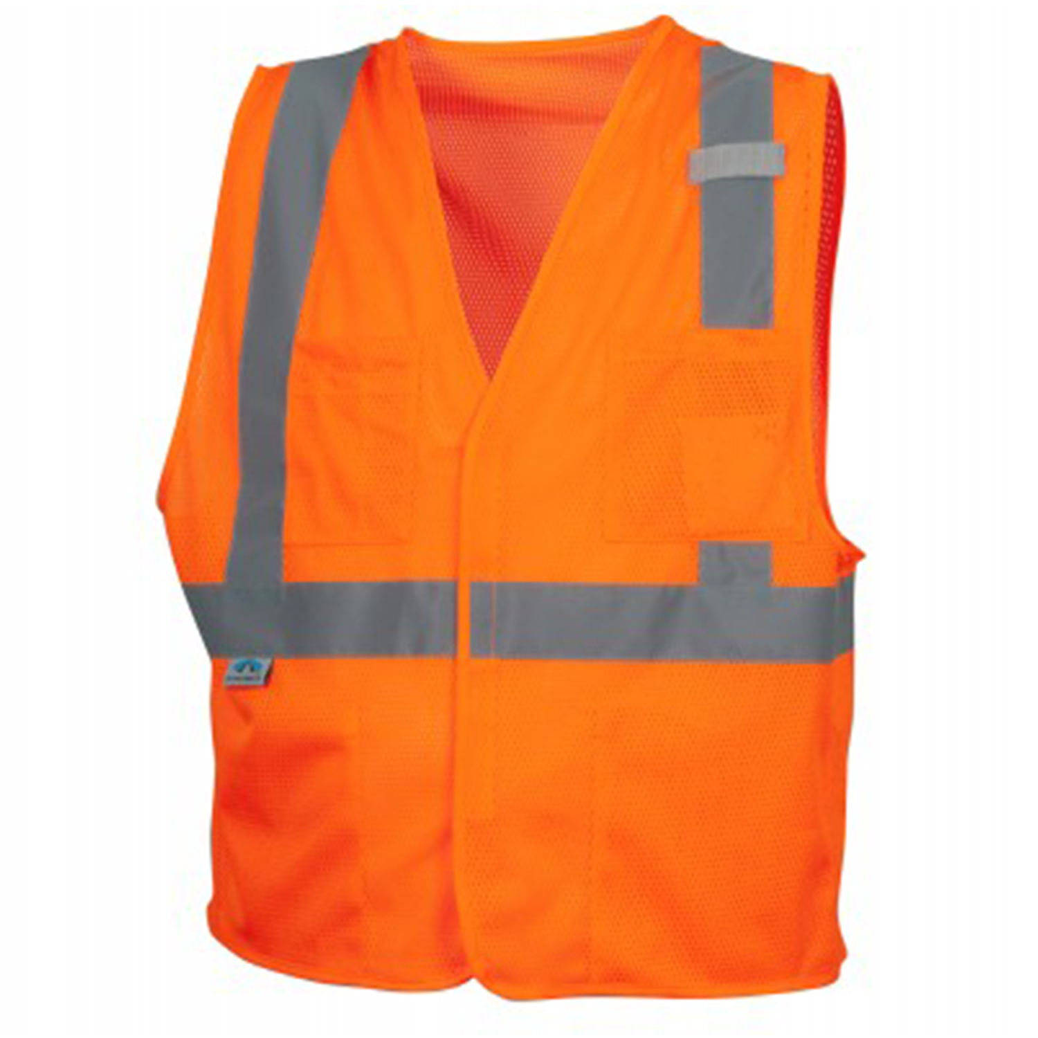 Pyramex Safety RVHL2020 Safety Vest - Type R Class 2 Hi-Vis Orange
