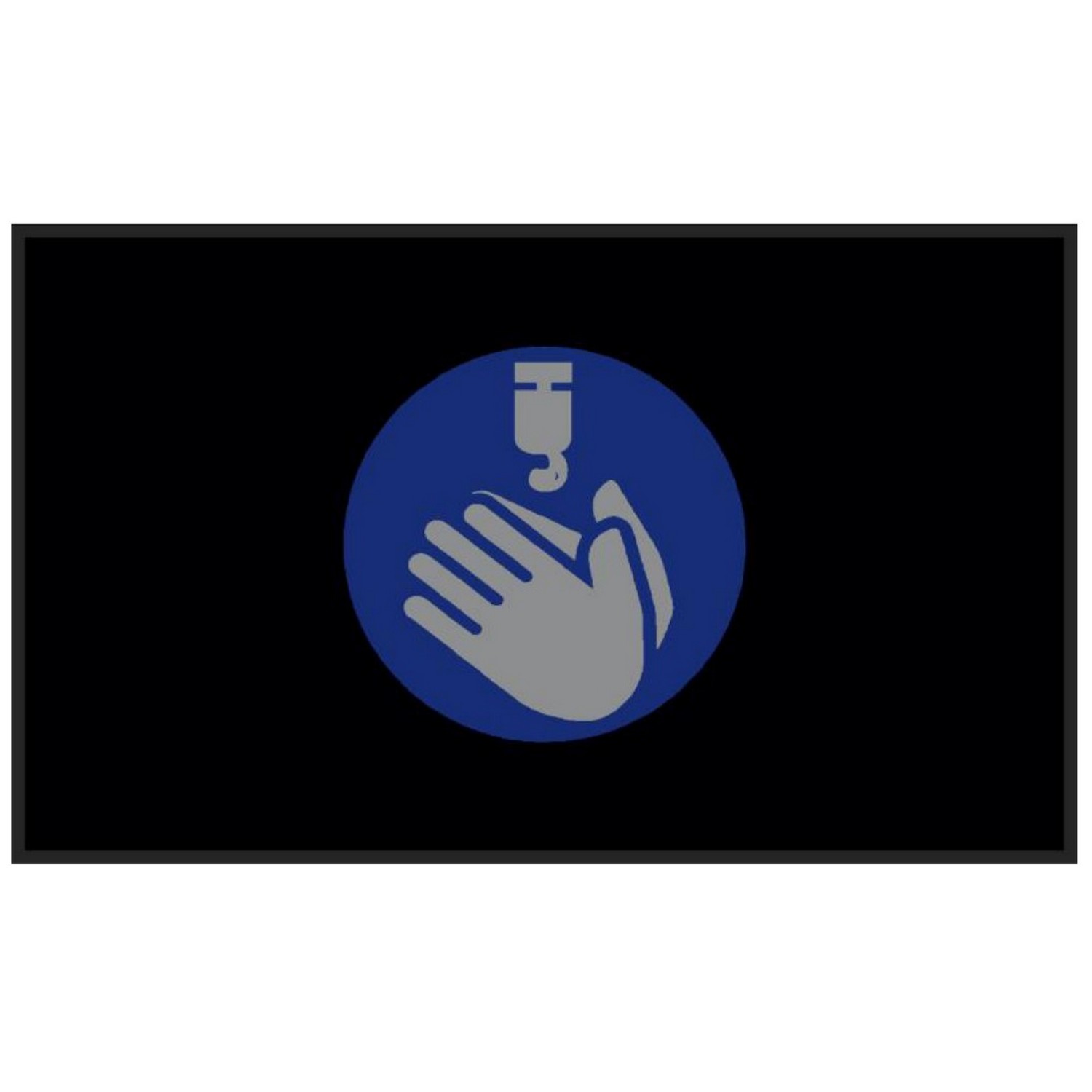 M+A Matting 3017627 Hand Sanitizer Logo Mat, 2'X3'