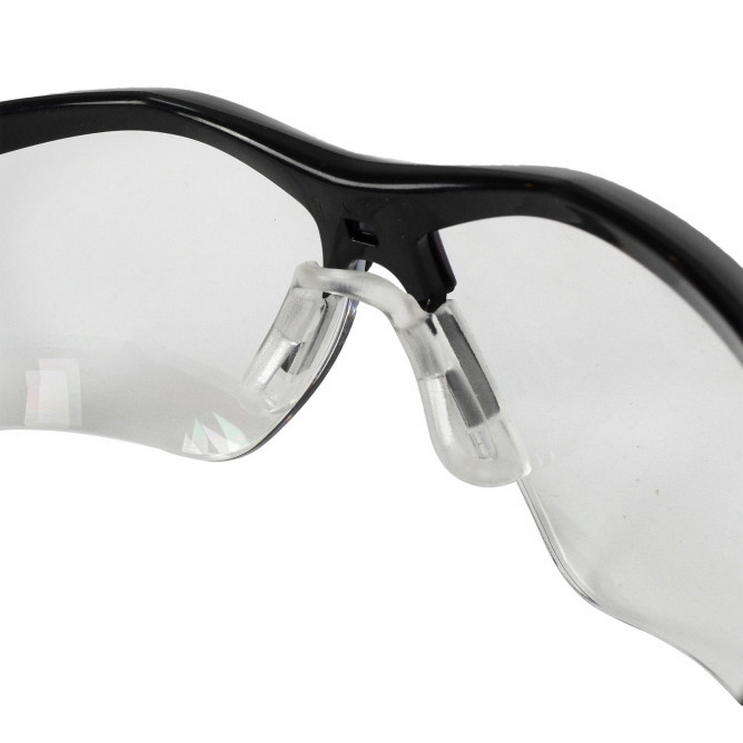 Radians TXC1-10ID Thraxus Safety Eyewear, Clear, Black Frame Safety Glasses