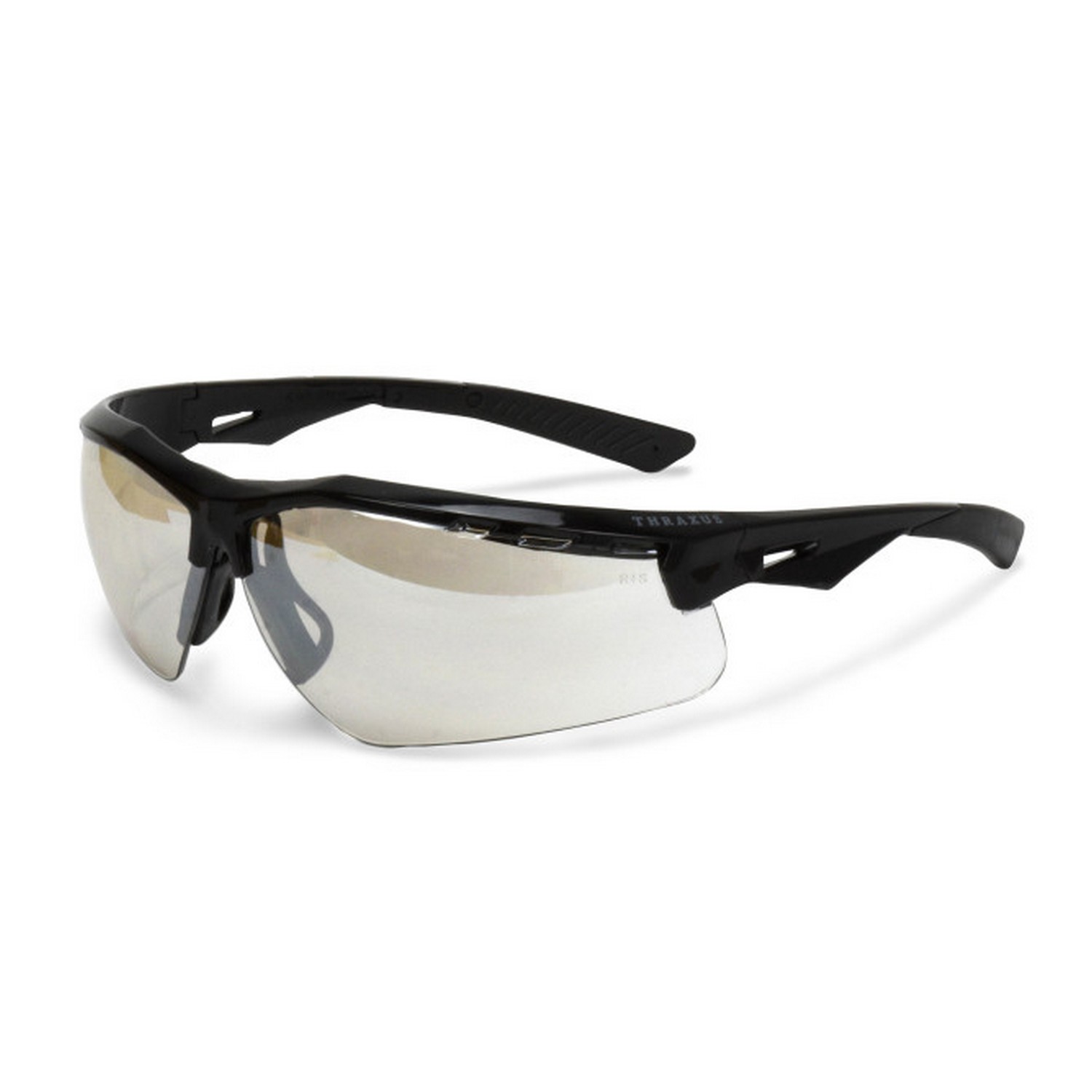 Radians TXC1-90ID Thraxus Safety Eyewear, Clear, Black Frame, I/O Lens Safety Glasses