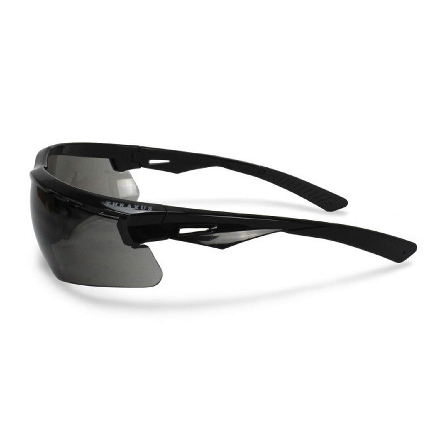 Radians TXC1-20ID Thraxus Safety Eyewear, Smoke, Black Frame Safety Glasses