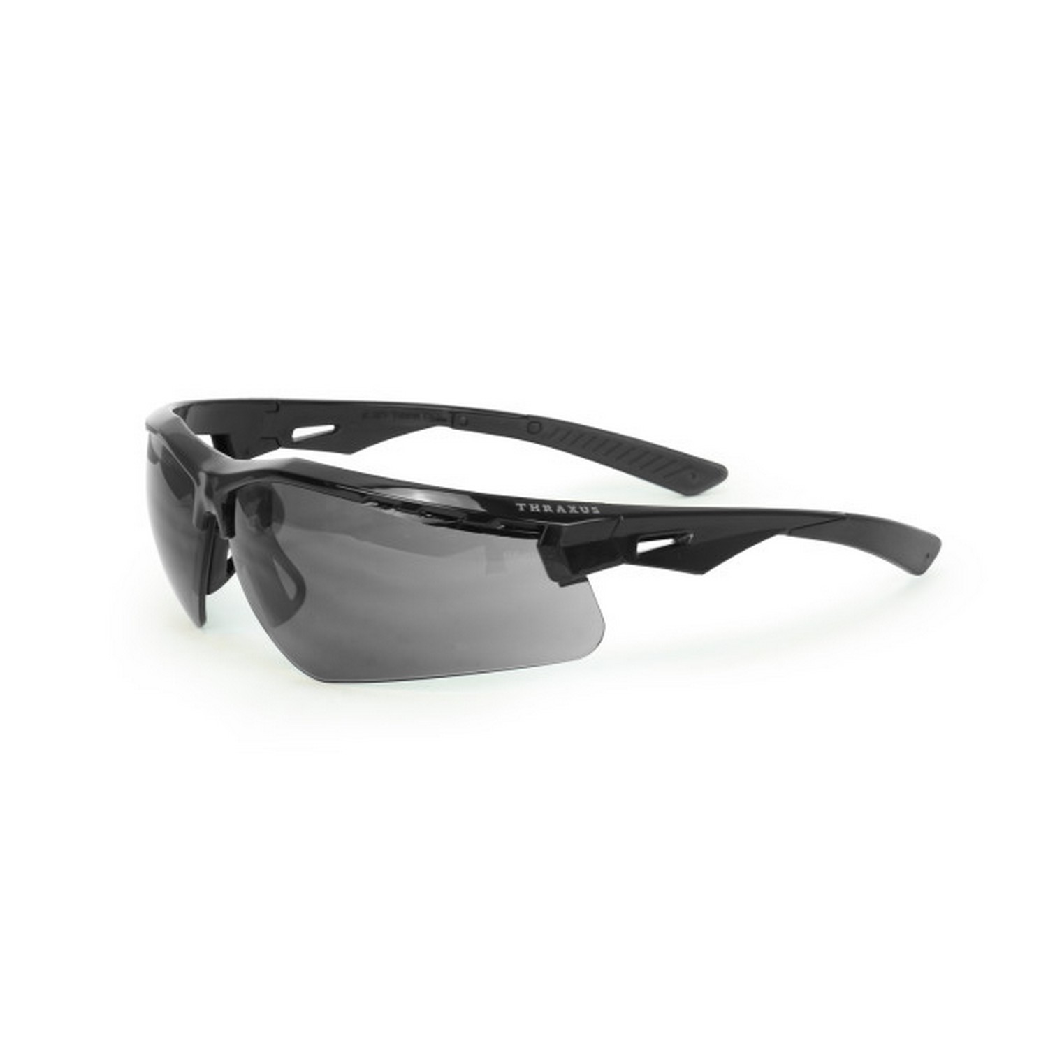 Radians TXC1-23ID Thraxus Safety Eyewear, Smoke, Black Frame, IQuity Anti-Fog Lens Safety Glasses
