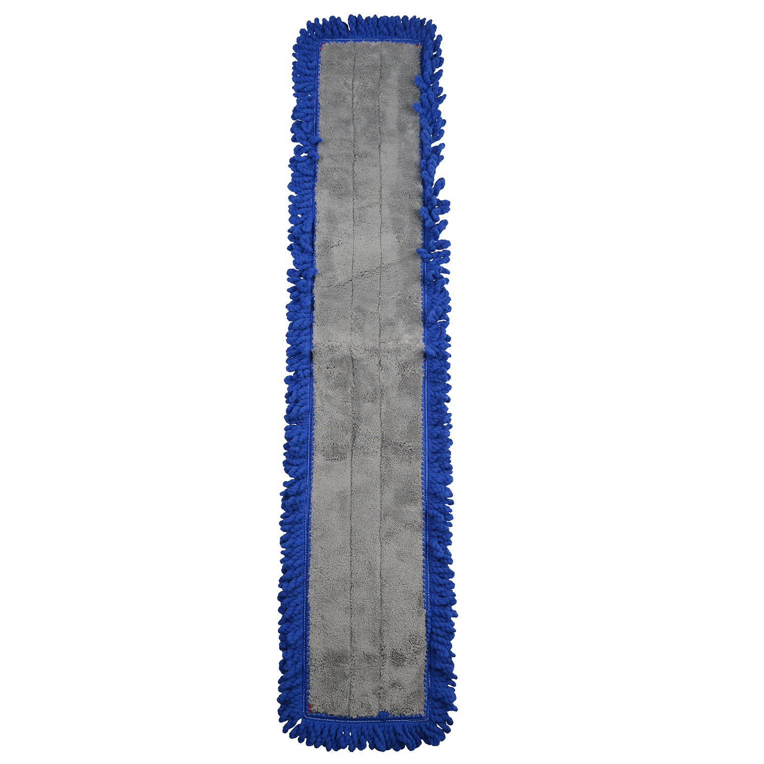 Janico 6448 5" by 48" Microfiber Fringed Dry Mop Pads with Canvas Backing