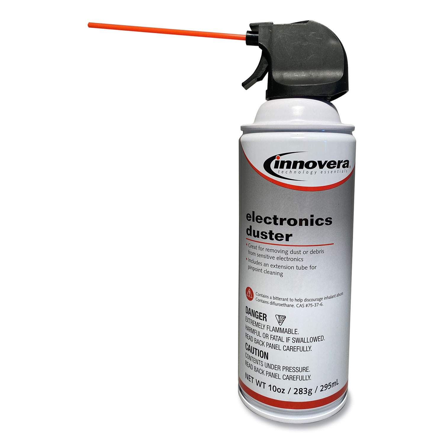 Innovera IVR10012 Compressed Air Duster Cleaner, 10 oz Can, 2/Pack