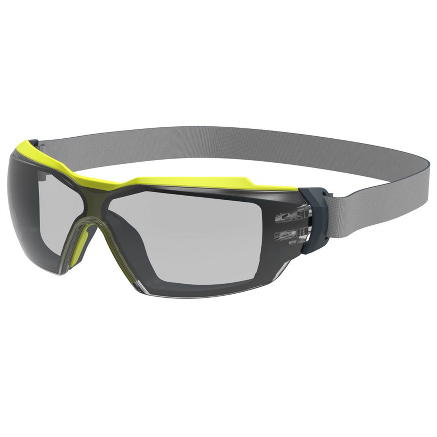 HexArmor 11-23004-04 MX350 Grey TruShieldS, Neoprene Strap, Dual Action Anti-Fog, Scratch Resistant Safety Glasses