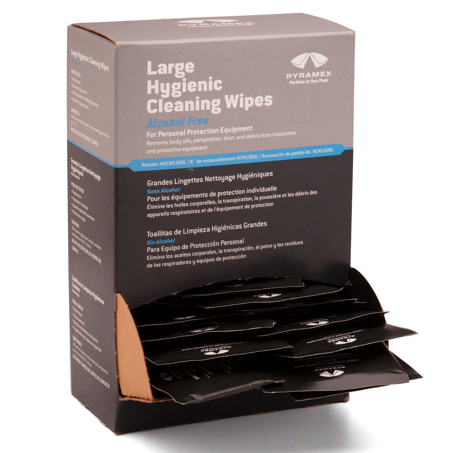Pyramex Safety HCW100XL Industrial Cleaning Wipes
