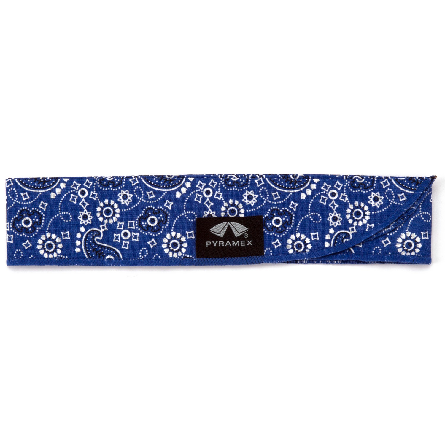 Pyramex Safety CNB12PKB Beaded Cooling Bandana - Blue Paisley