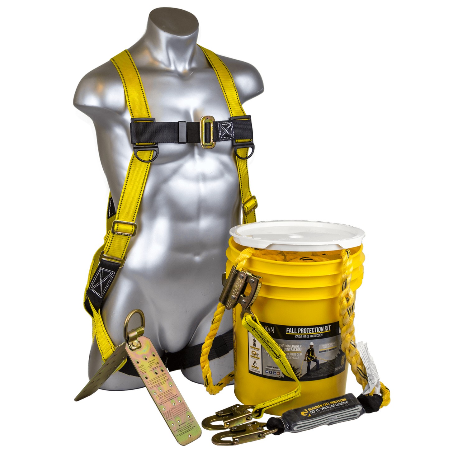 Guardian Fall Protection 00815 Bucket of Safe-Tie
