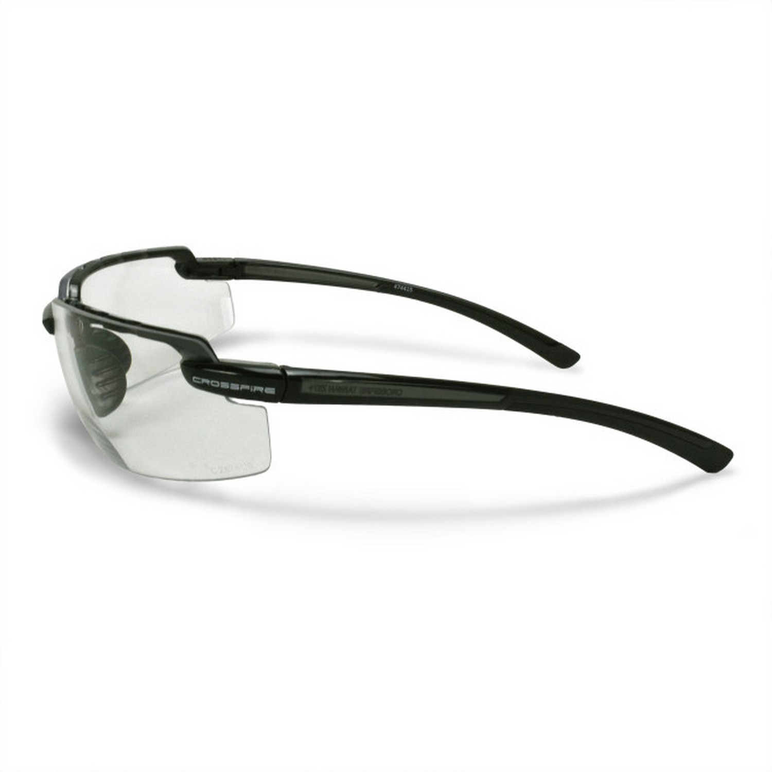 Crossfire 474425 ES7 InViz Bifocal, Clear Lens, 2.5 Diopter Safety Glasses