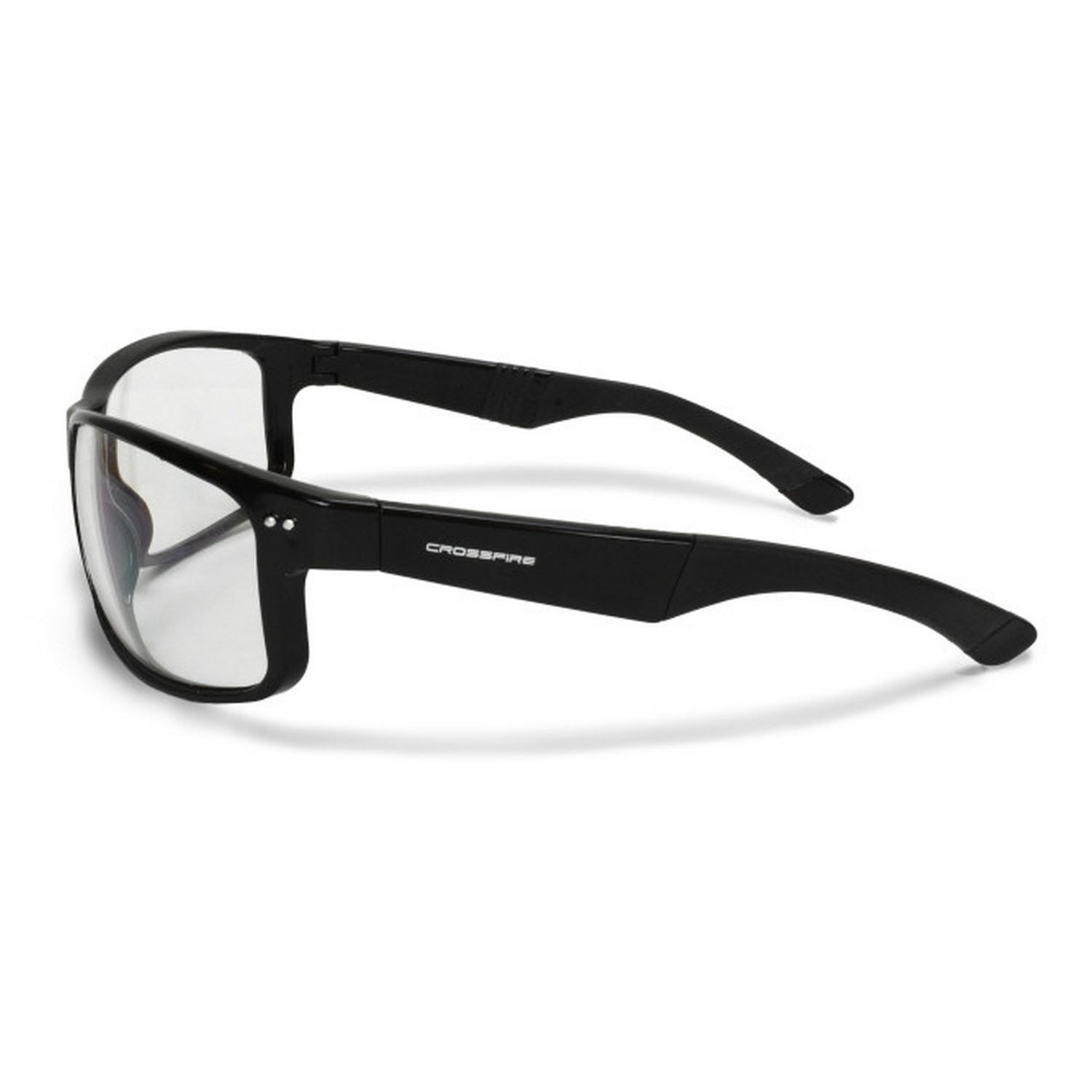 Crossfire 460604 CK7, Clear Lens, Premium Safety Glasses