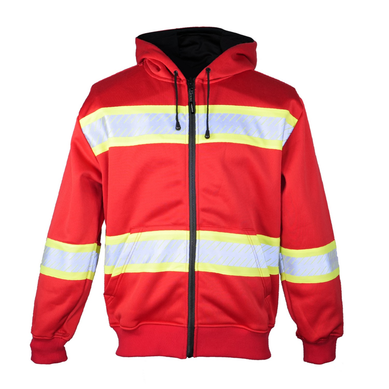 ML Kishigo B313 EV Series Enhanced Visibility Heavyweight Hoodie Red