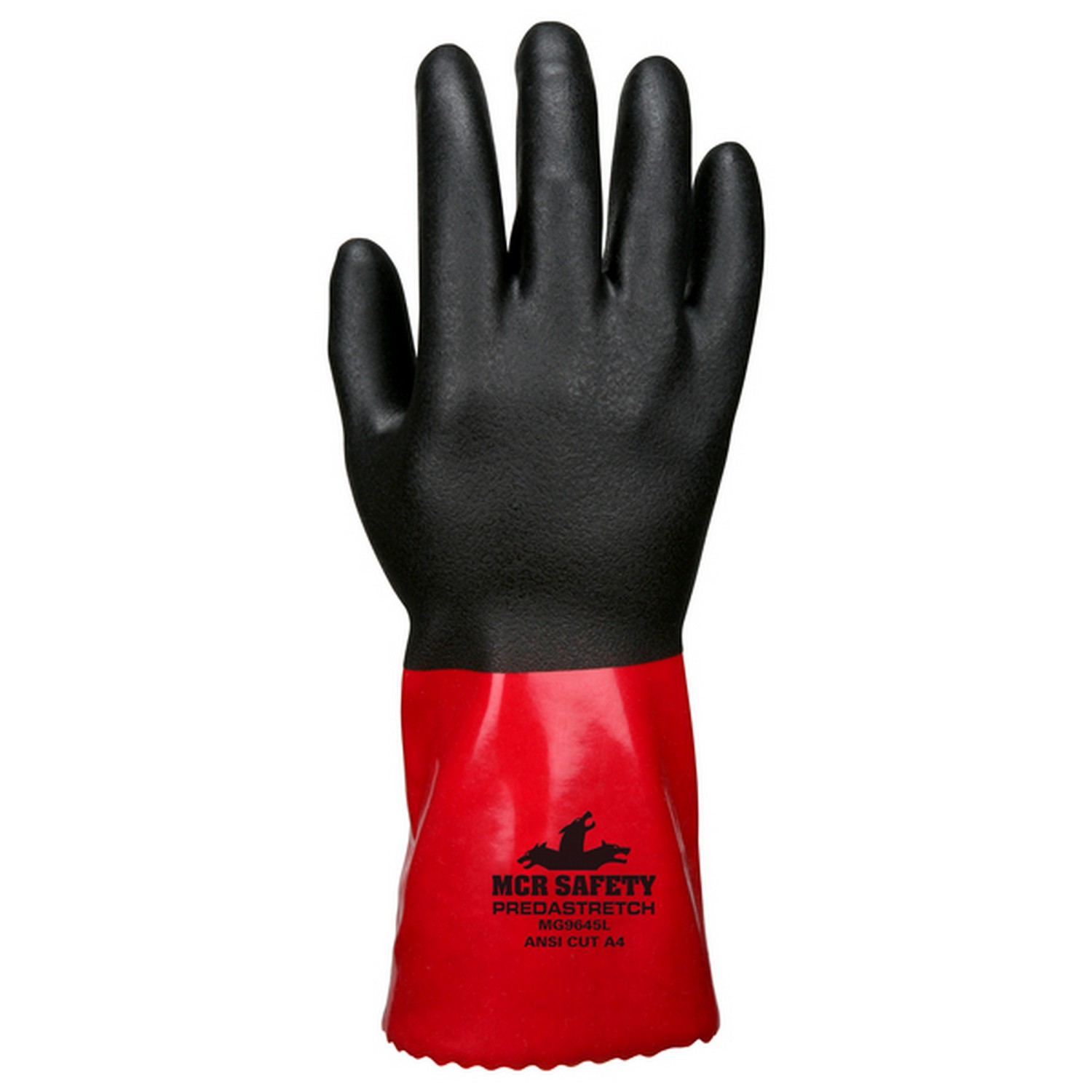 MCR Safety MG9645 PredaStretch Gloves Nitrile Coating, Sandy Finish, A4 Cut