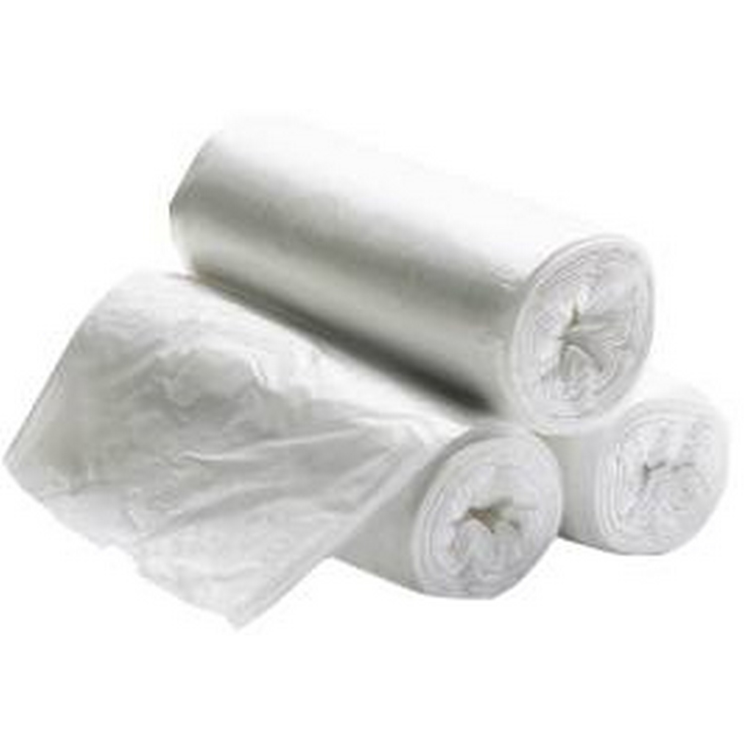 LIN-111 24X33 Clear 8 Mic Can Liner Roll Pack 20/50 1,000/Case