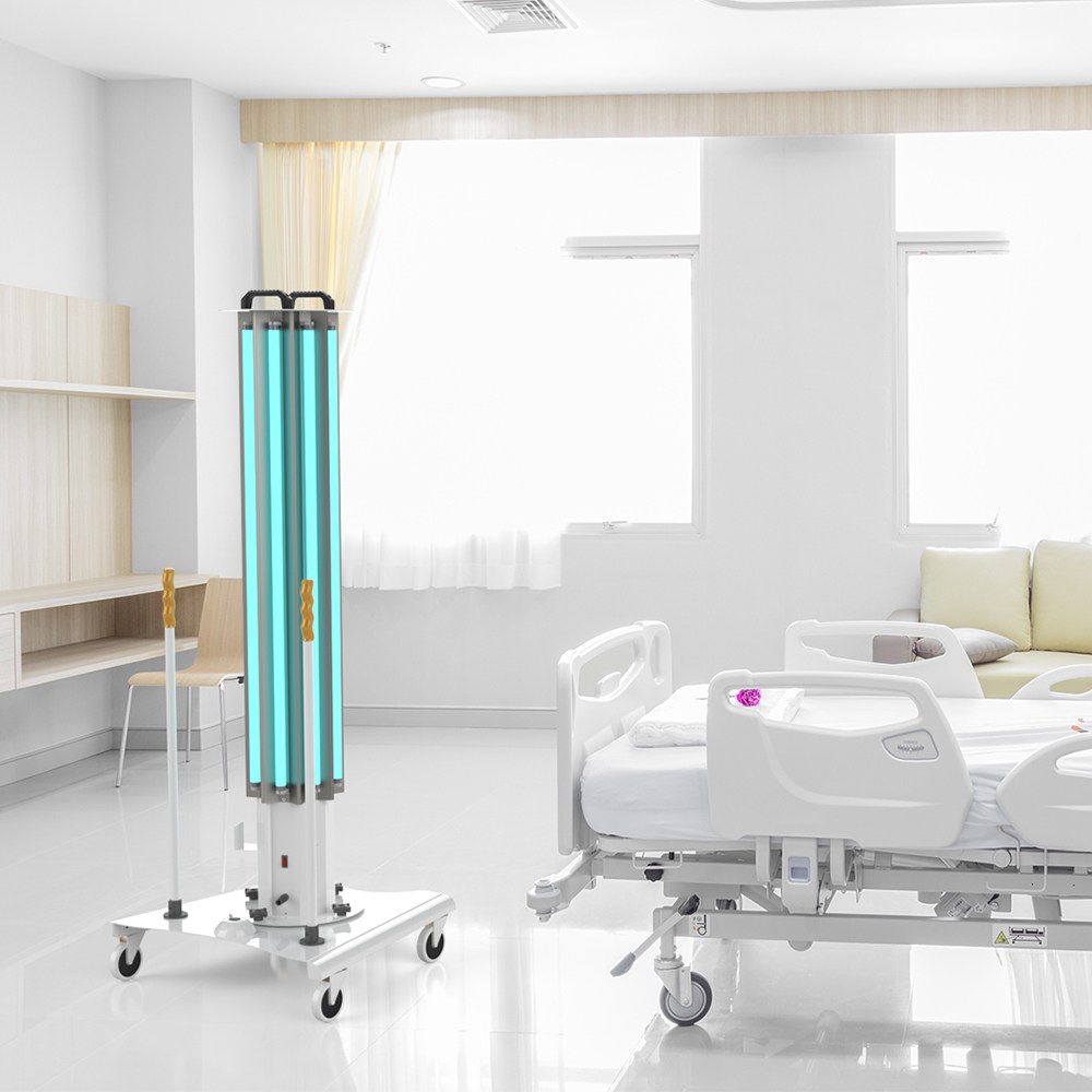 Xtralight UVCM8320254WH High Power Mobile UVC Disinfection System Hospital Room