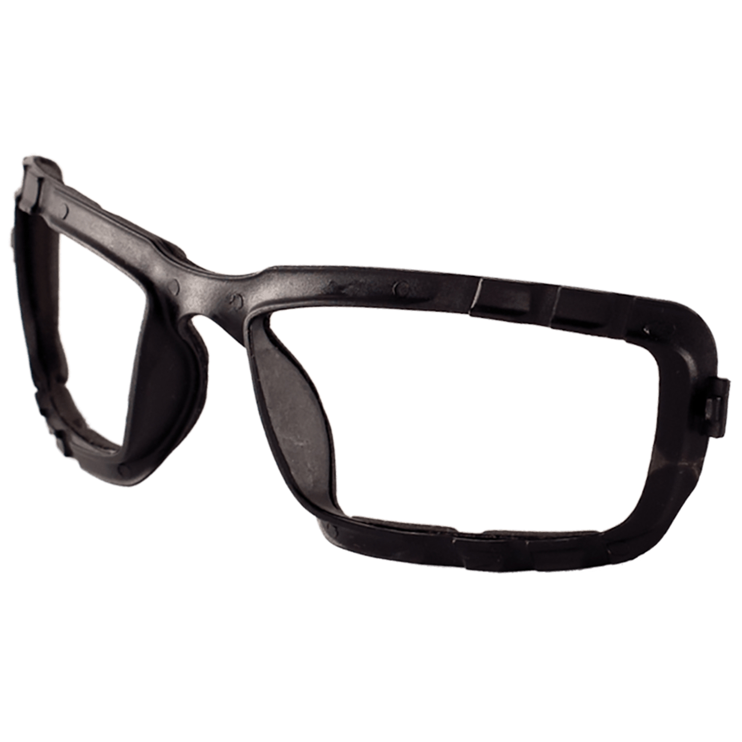 Bullhead Safety BH1411AF Maki Clear Anti-Fog Lens, Crystal Clear Frame Safety Glasses