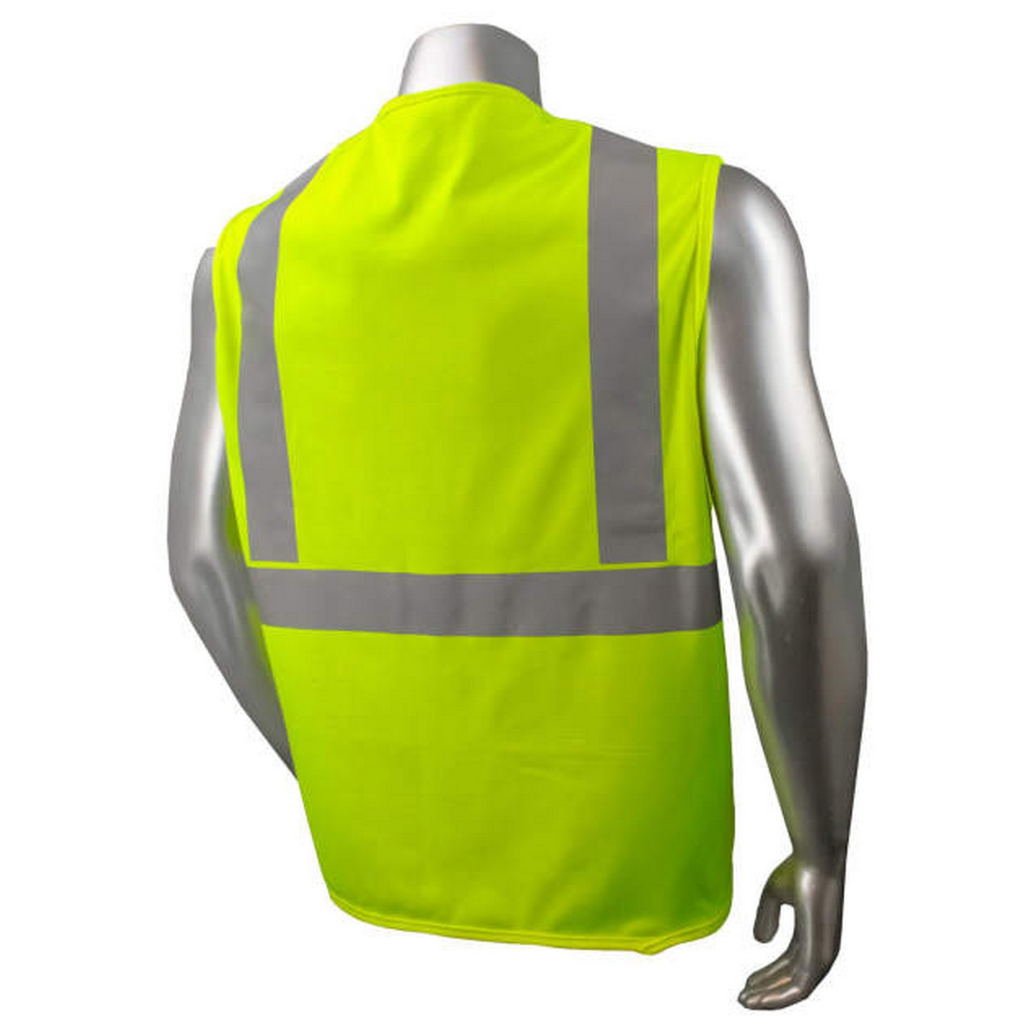 Radians SV92E-2VGS Custom Woven Modacrylic FR Class 2 Vest, Hi-Vis Green