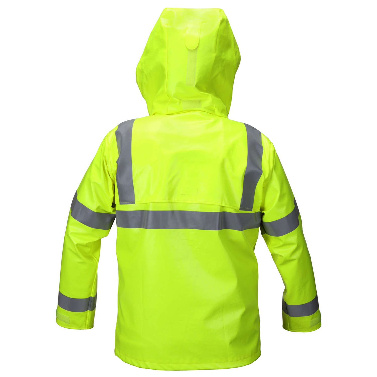 MCR Safety BJ238JH Big Jake 2 Rainwear PVC / Meta-Aramid Fabric Flame Resistant Rain Jacket