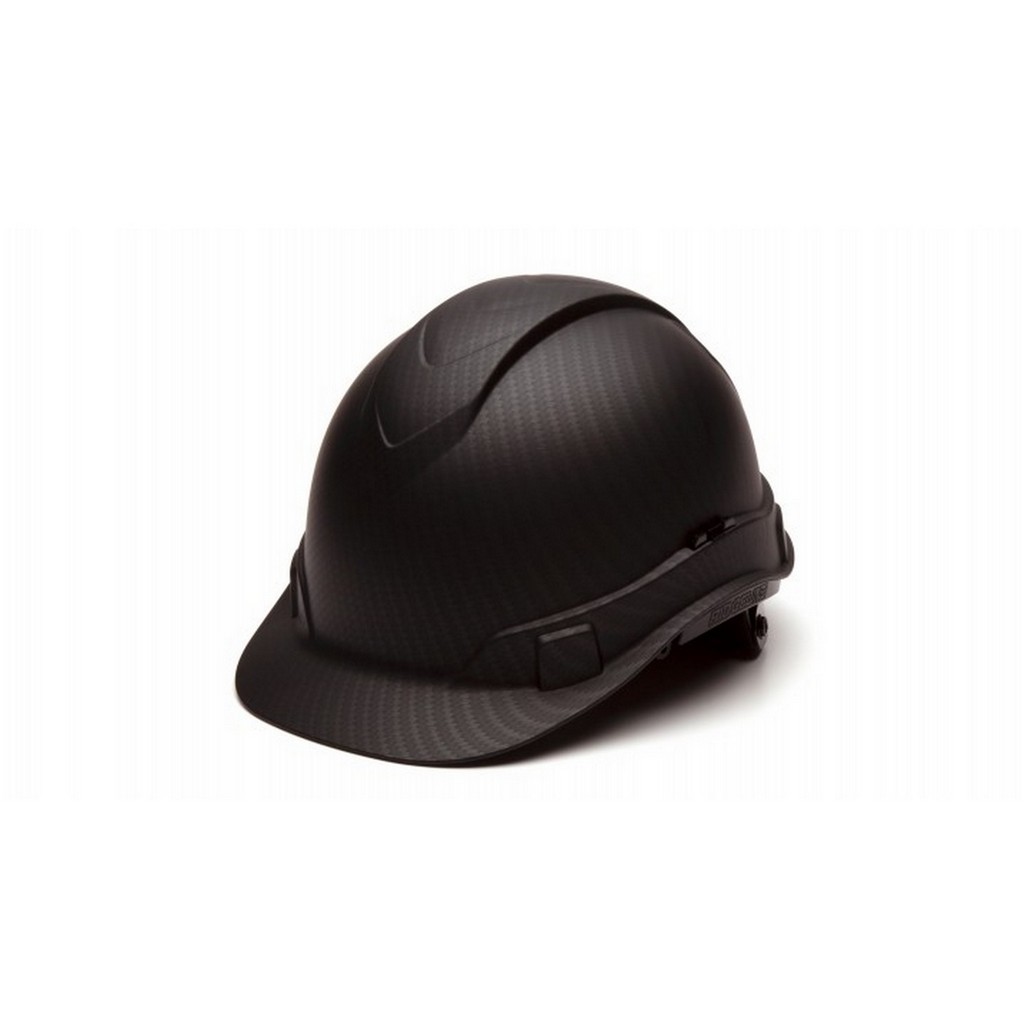 Pyramex Safety HP44117C Ridgeline 4 Point Ratchet Black Graphite Hard Hat