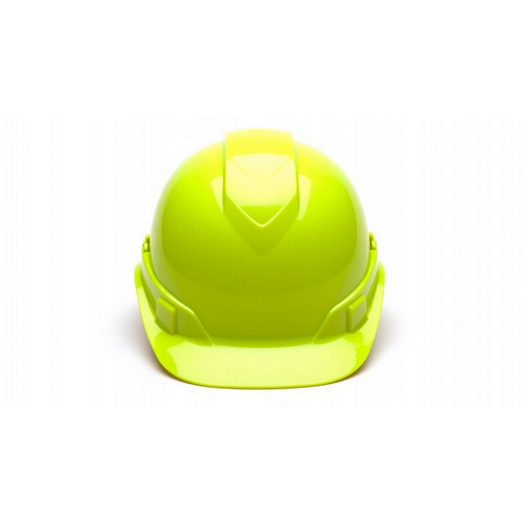Pyramex Safety HP44131C Ridgeline 4 Point Ratchet Lime Hard Hat