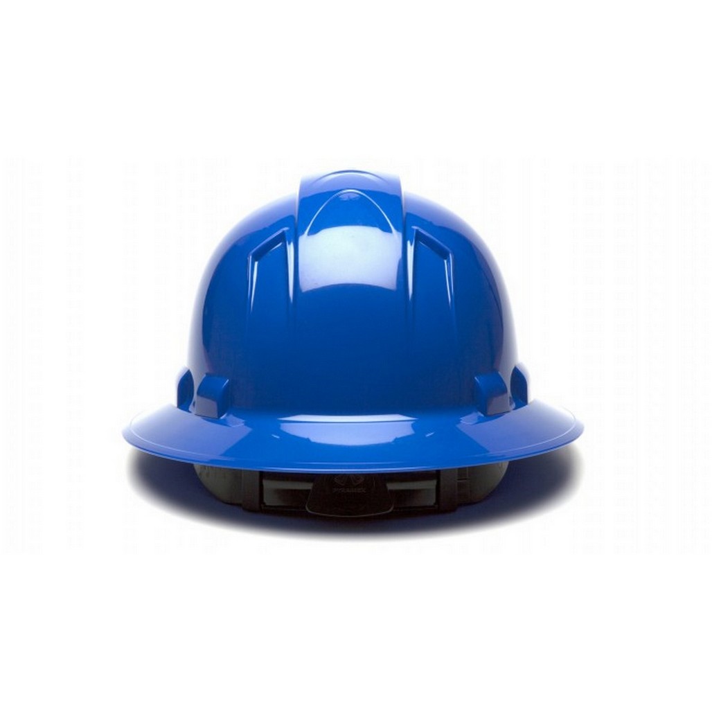 Pyramex Safety HP56160 Ridgeline Full Brim 6 Point Ratchet Blue Hard Hat