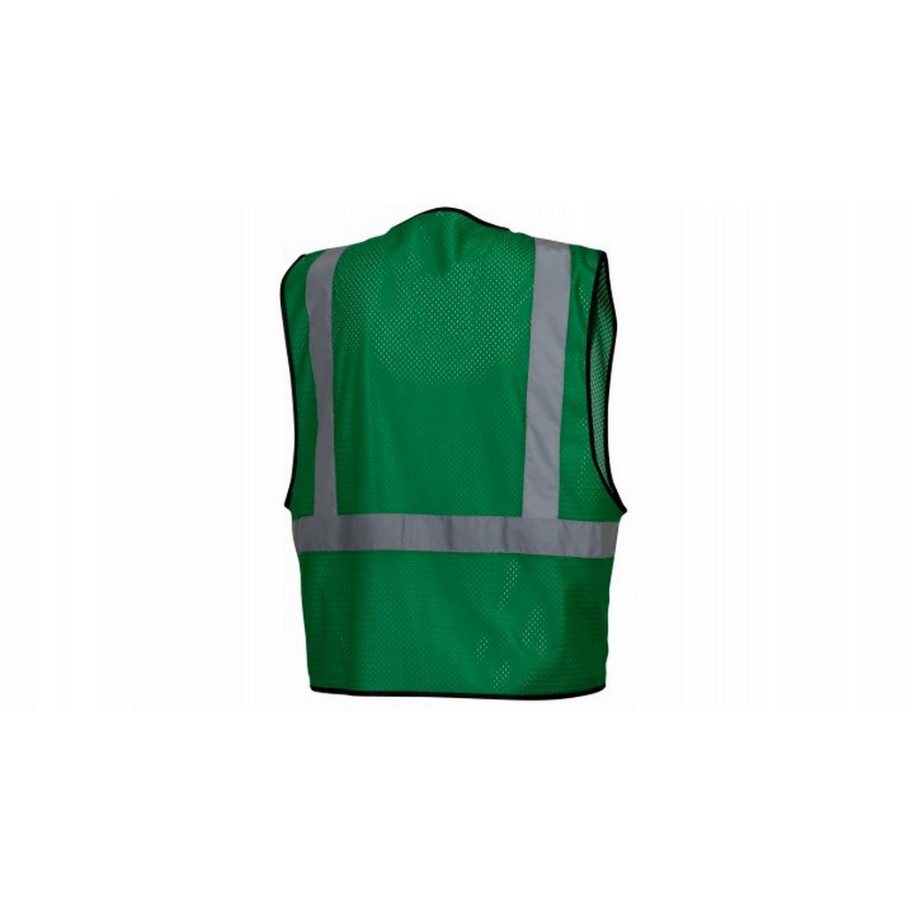 Pyramex Safety RV1235 Green Mesh Non-ANSI Safety Vest