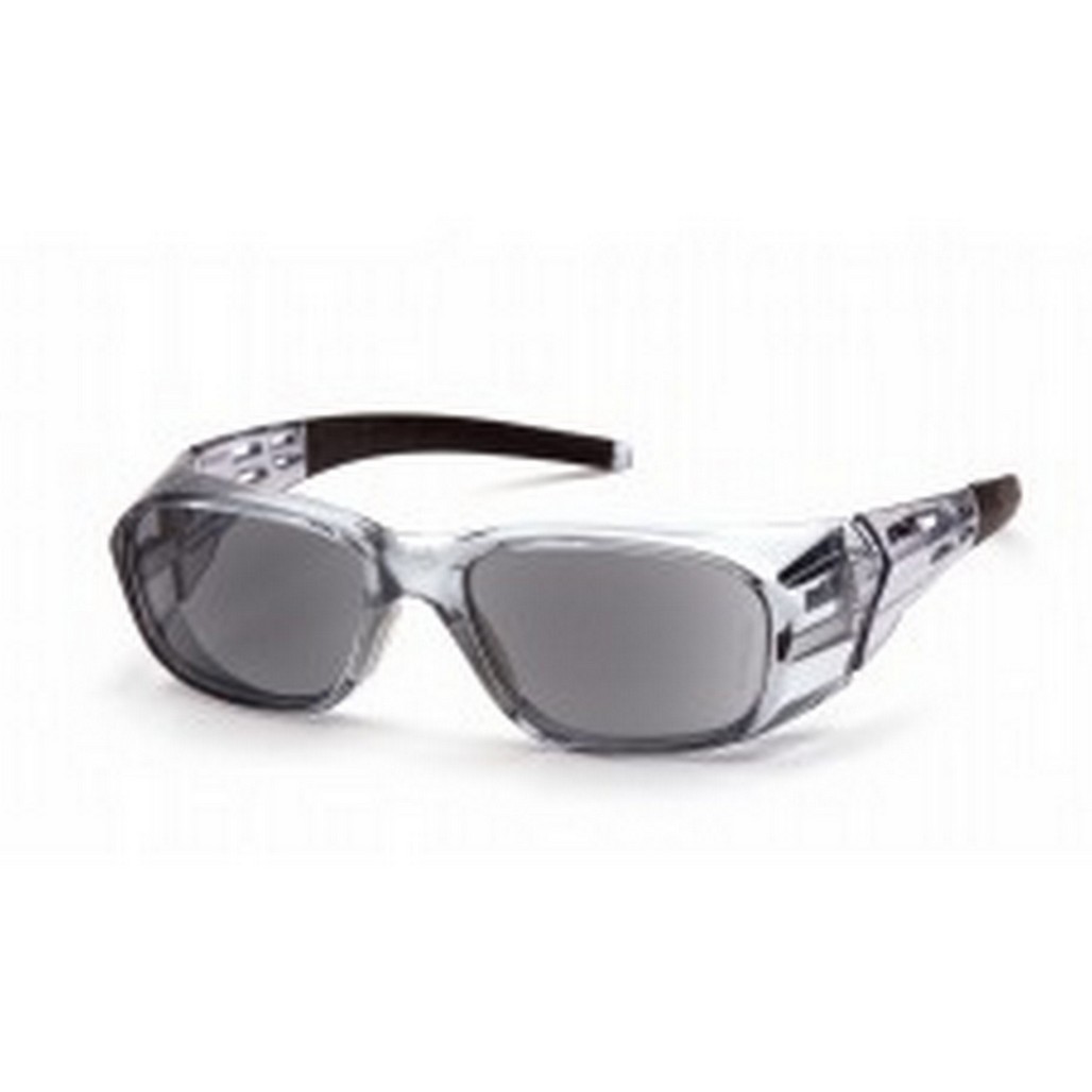 Pyramex Safety SG9820R20 Emerge Plus Gray Frame, Clear Lens +2.0 Safety Glasses