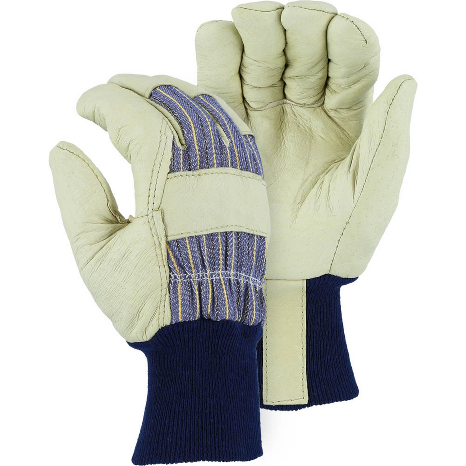 Majestic Glove 1521 Winter Lined Pigskin Leather Palm Work Glove