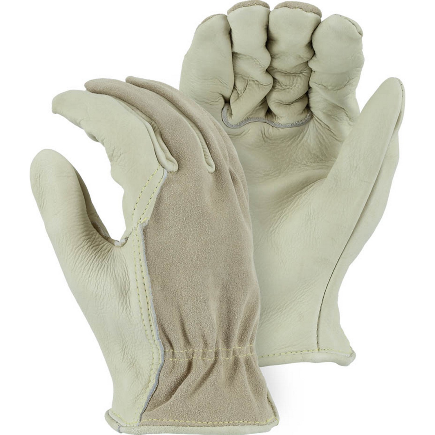 Majestic Glove 1551 Combination Cowhide Drivers Glove