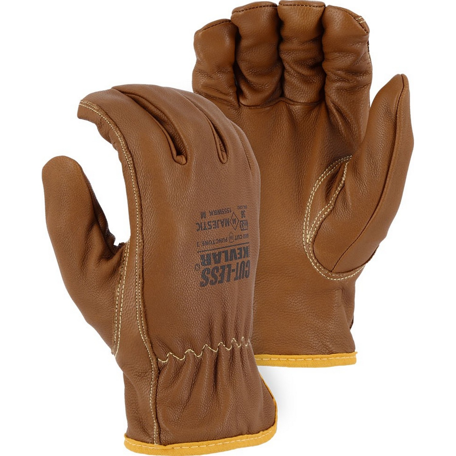 Majestic Glove 1555WRK Cut-less with Kevlar Goatskin Driver
