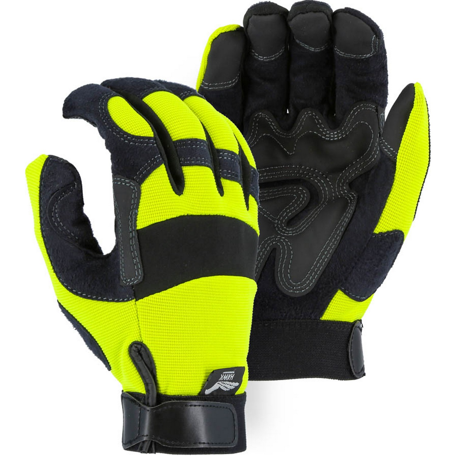 Majestic Glove 2139HY Mechanics Glove with PVC Double Palm