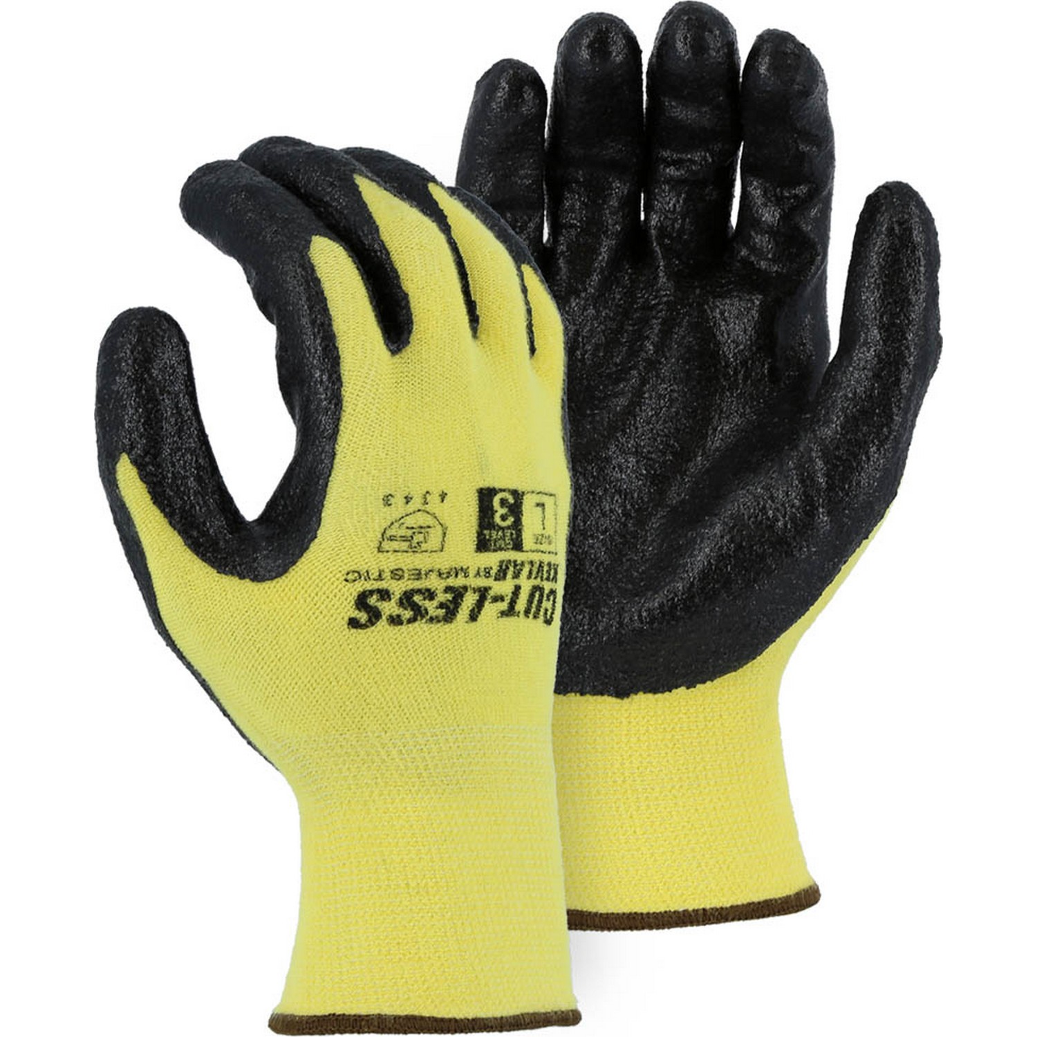 Majestic Glove 3227 Cut-Less Kevlar 13-Gauge Seamless Knit Glove