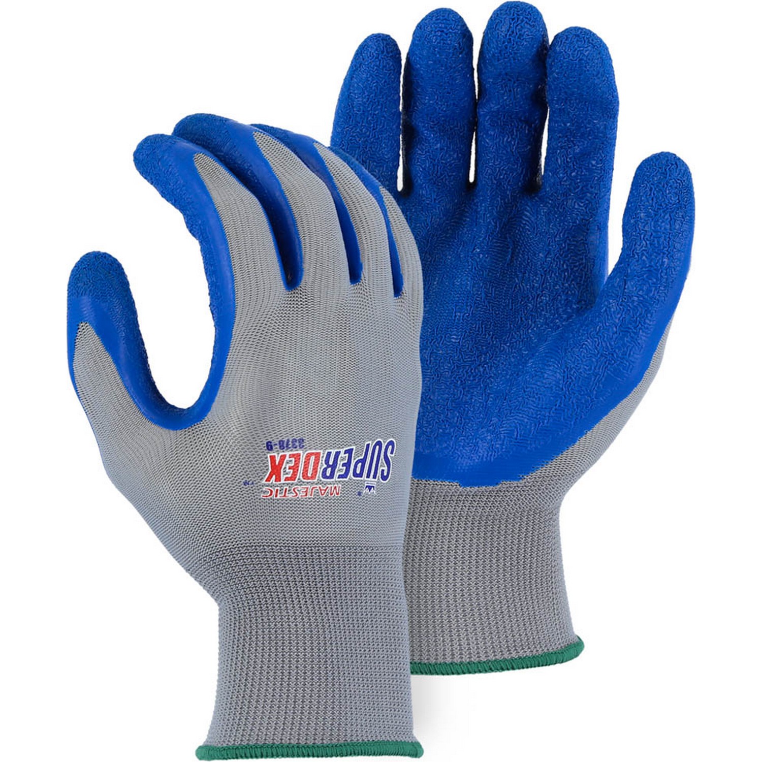 Majestic Glove 3378 Lightweight SuperDex 3/4 Latex Dipped Glove