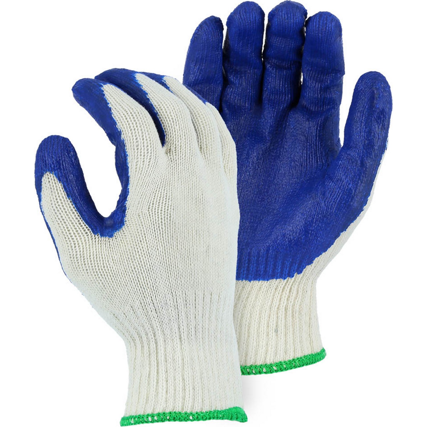 Majestic Glove 3379 Latex Palm Coated Glove on String Knit Liner