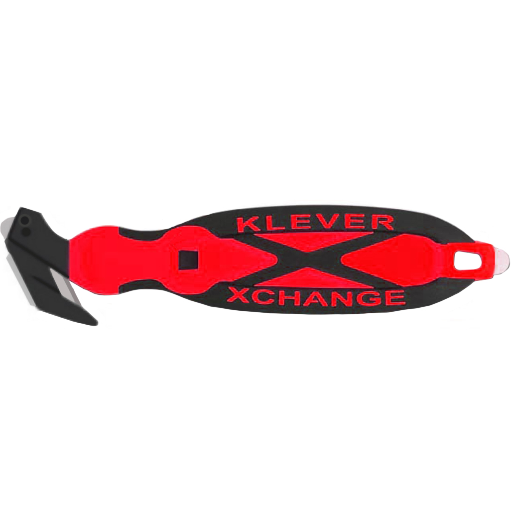 Klever KCJ-XC-35 XChange Wide Cut w/Tape Splitter Safety Utility Knife