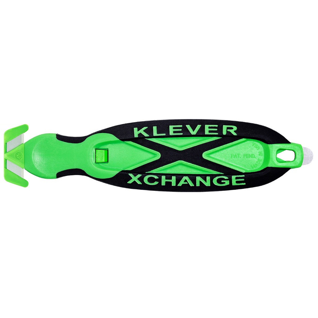 Klever KCJ-XC-20X Anti-Microbial XChange Narrow Cut Safety Utility Knife