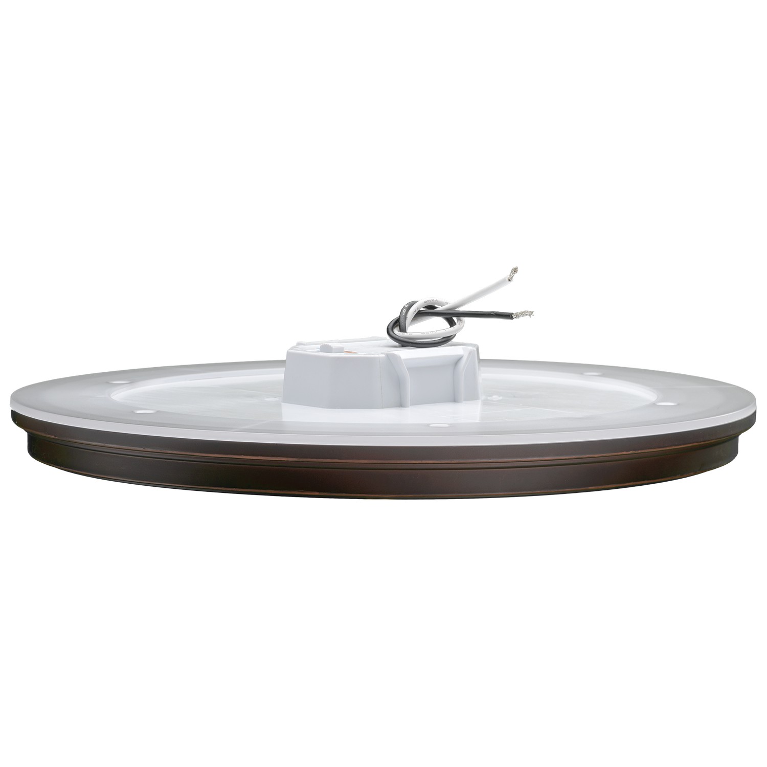ETI FMNL-11IN-900LM-8-CP3-SV-TD-ORB 11" SnapFit Low Profile Flushmount W/2000K Accent, 3CCT Color Preference, 900 Lm, 3000K, 80CRI, Dimmable, Oil Bronze