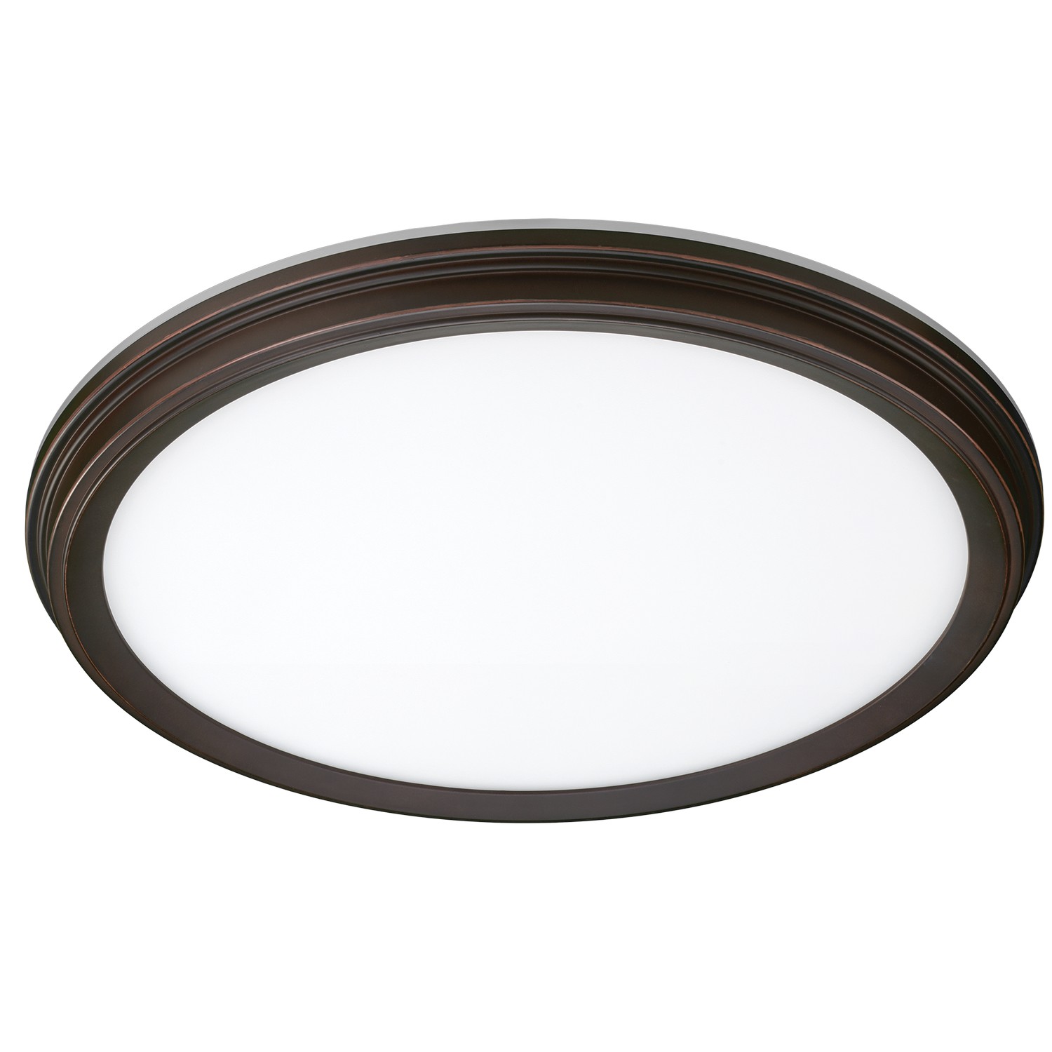ETI FMNL-11IN-900LM-8-CP3-SV-TD-ORB 11" SnapFit Low Profile Flushmount W/2000K Accent, 3CCT Color Preference, 900 Lm, 3000K, 80CRI, Dimmable, Oil Bronze