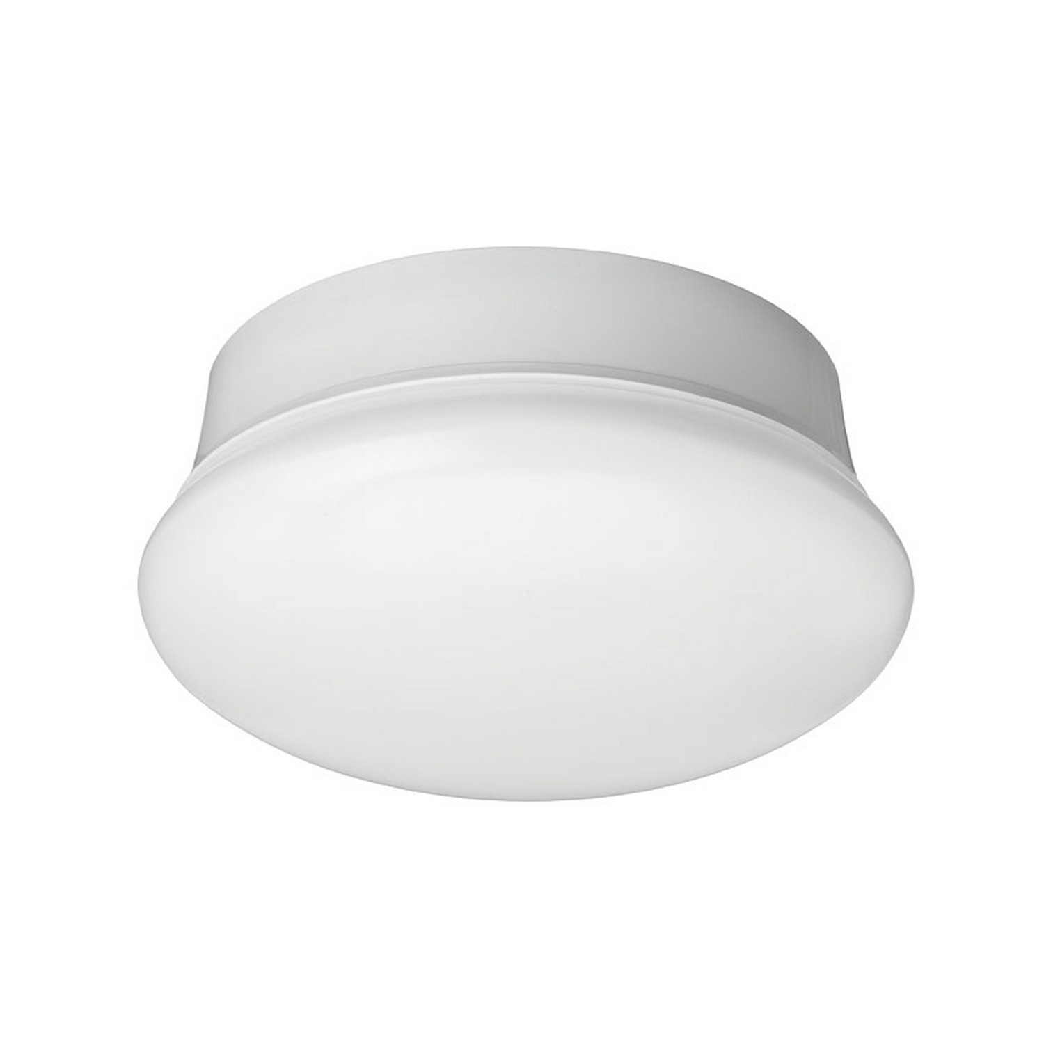 ETI SL-7-83-840-SV-N 7" Spin Light, Bare Lamp to Flushmount Converter, 830 Lumens, 4000K, 120V, 80CRI, White Finish