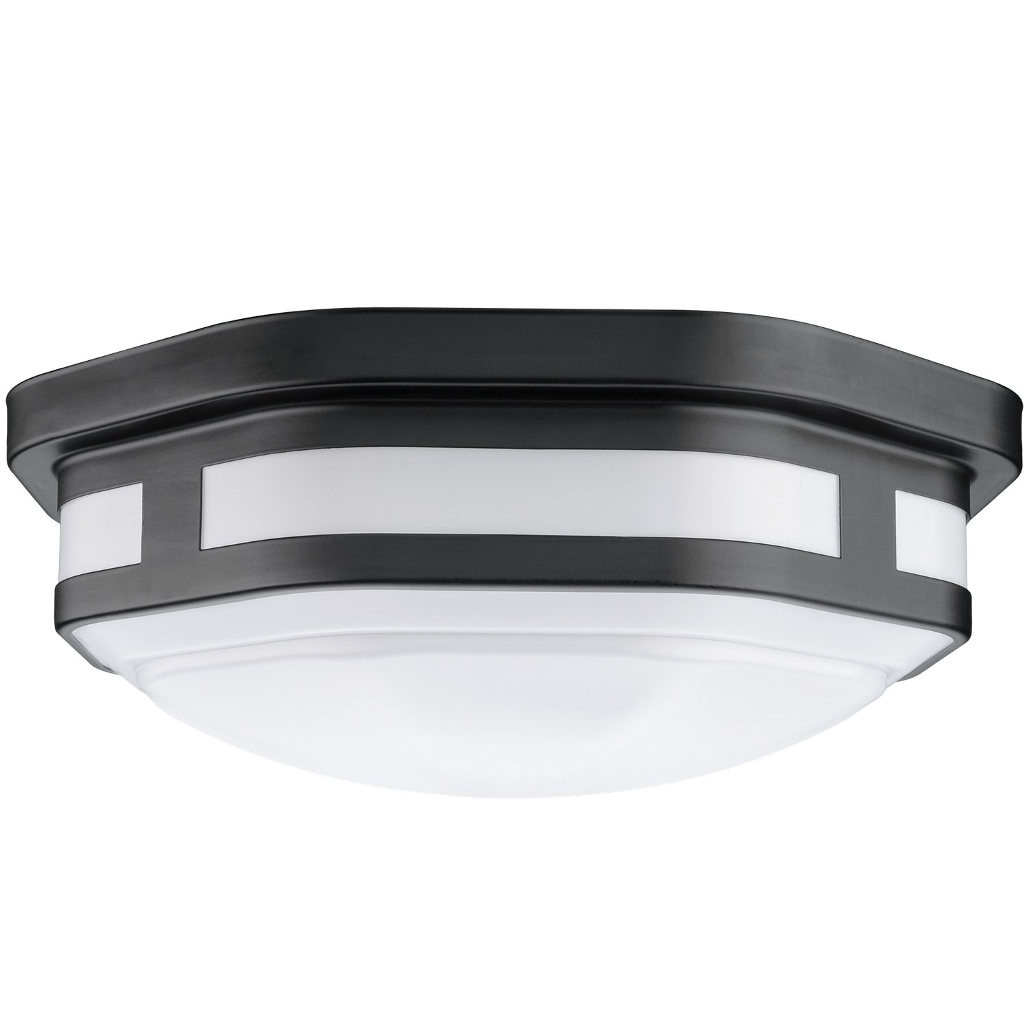 ETI FME-83-802-MV-N-N-B Color Preference Outdoor Flushmount, Black Housing, 830 Lm, repls 60w, 80CRI