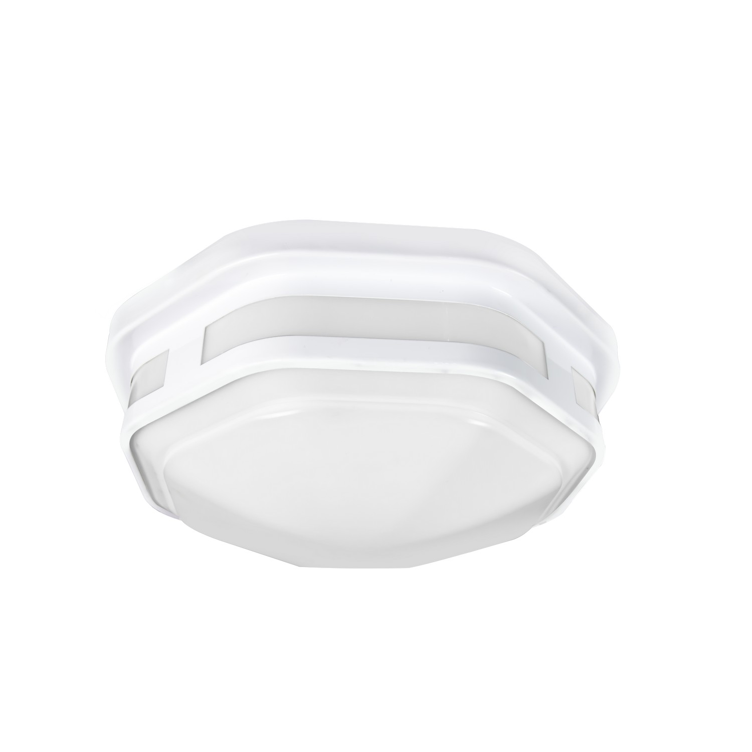 ETI FME-83-802-MV-N-N-W Color Preference Outdoor Flushmount, Black Housing, 830 Lm, 80CRI, White Housing