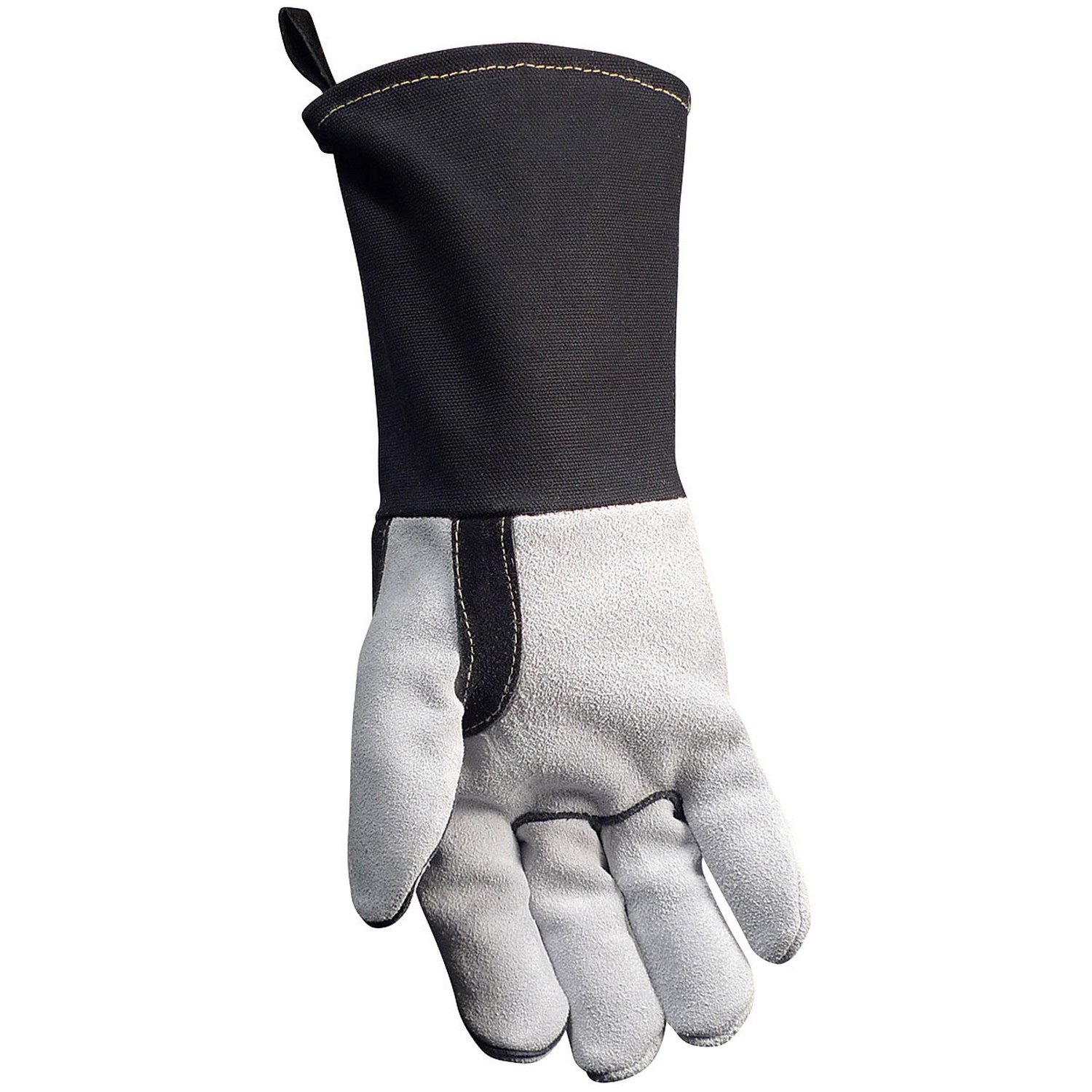 PIP 1504 Caiman Cow Split FR Cotton Cuff MIG/Stick Welding Gloves