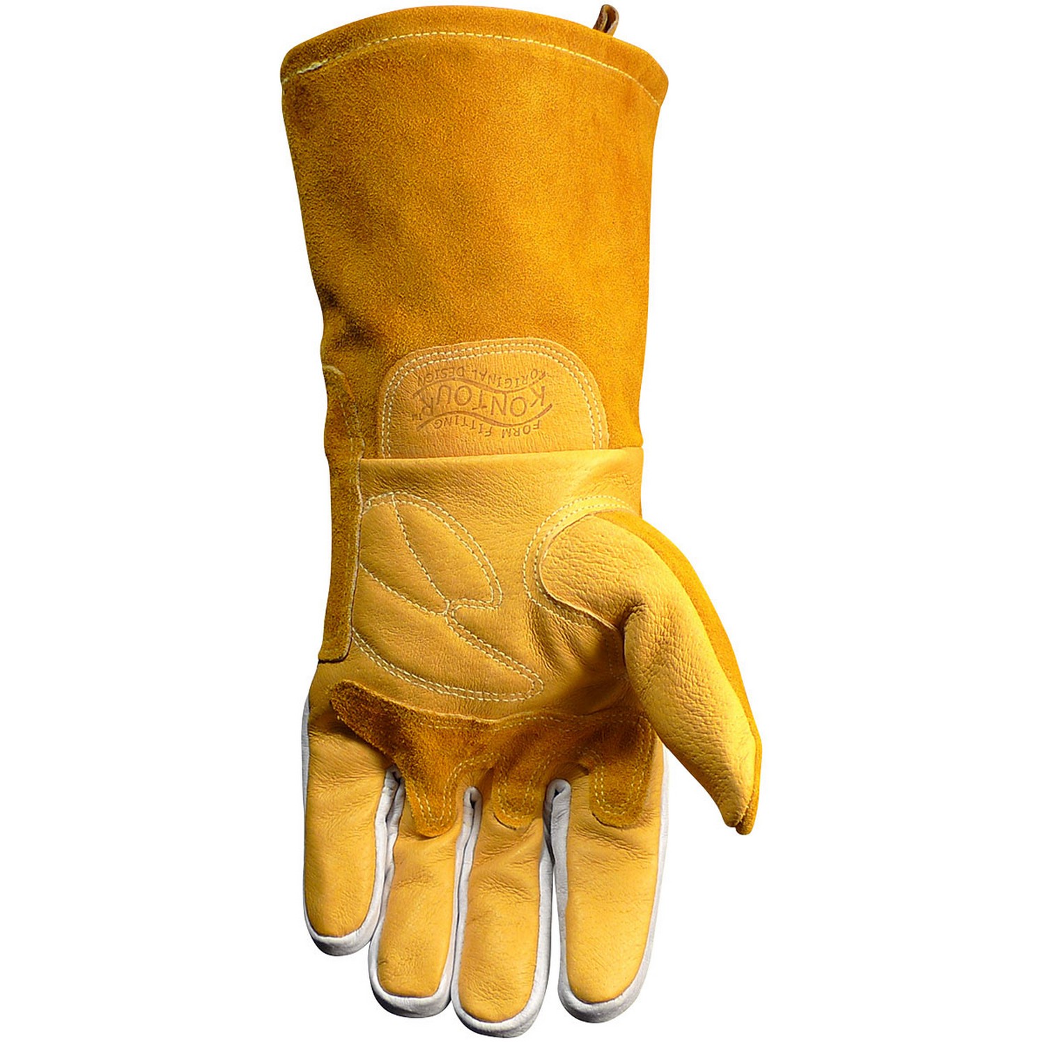 PIP 1812 Caiman Pig Grain FR Cotton Fleece Lined MIG/Stick Welding Gloves