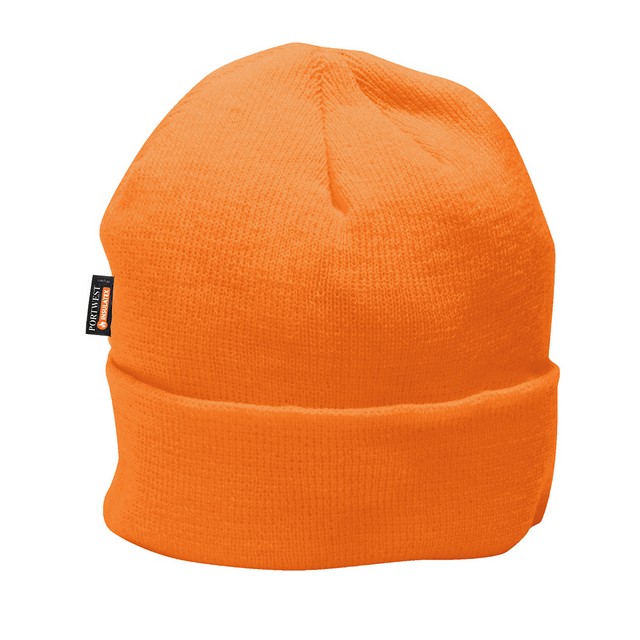 Portwest B013 Hi-Vis Insulatex Knit Cap Orange