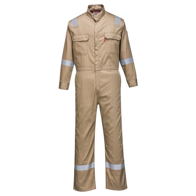 Portwest FR94 Bizflame 88/12 Iona Coverall Khaki