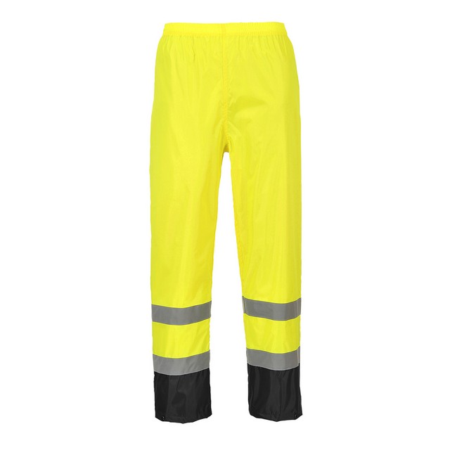 Portwest H444 Hi-Vis Classic Contrast Trouse Yellow/Black
