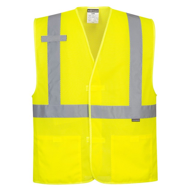 Portwest UC492 Economy Mesh Vest Yellow