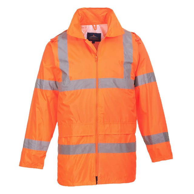 Portwest UH440 Hi-Vis Rain Jacket Orange